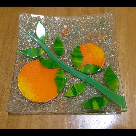 Piscitelli Fused Glass Plate (Small) - Picture 2 of 5